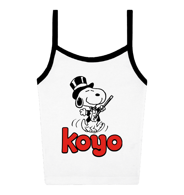 Baby Ribbed Snoopy Tank