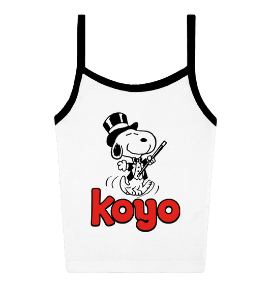 Baby Ribbed Snoopy Tank